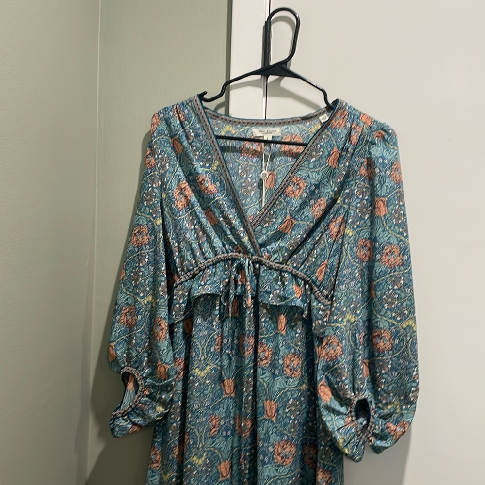 Max studio, London long blue dress
